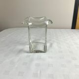 Vase en verre design forme rectangulaire