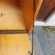 vintage drop-leaf desk