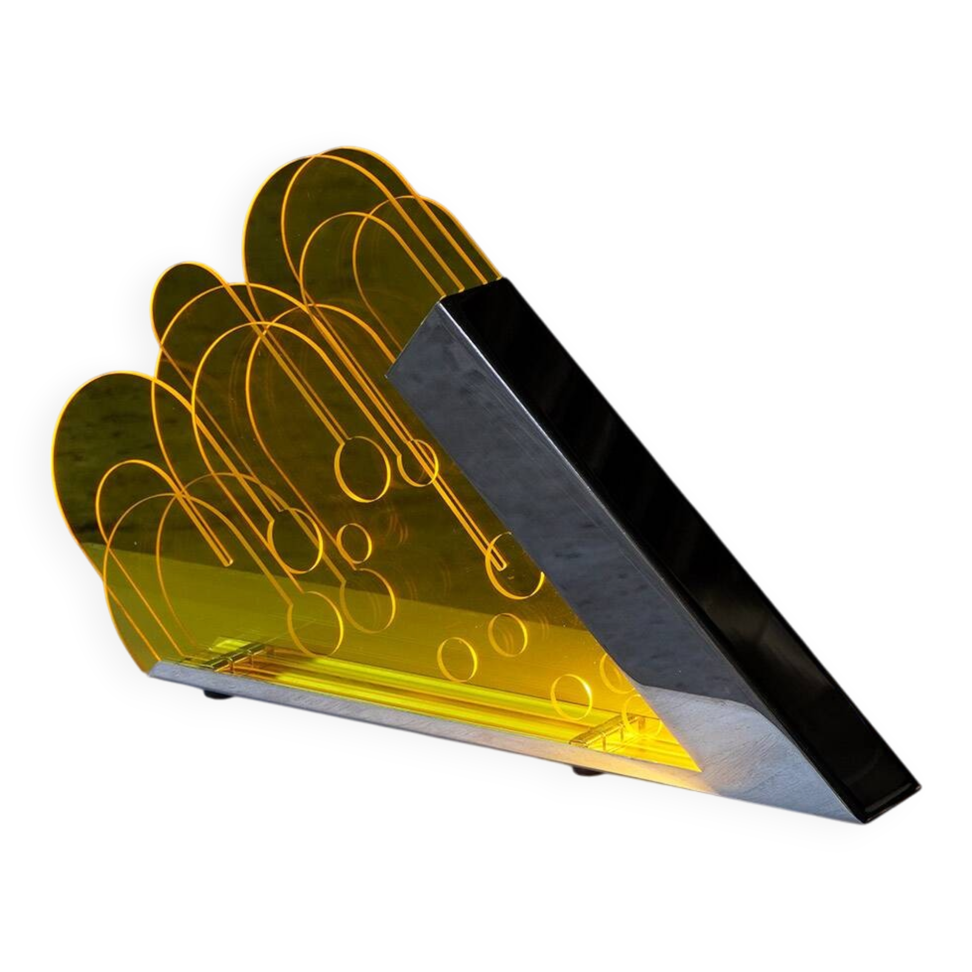 Pitagora table lamp by Sergio Giobbi for Metalmobili, Italy 1970s
