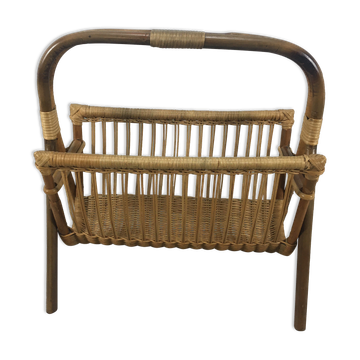 Rattan magazine door 60s