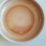 Lot de 4 assiettes grès de Bourgogne BP Sarreguemines  2 plates et 2 creuses