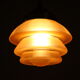Art deco brass pendant lamp ,1930