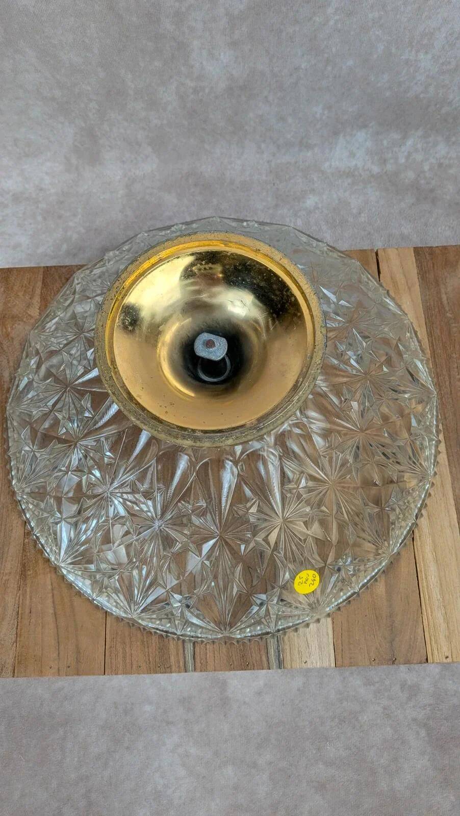 Vintage brass footed bowl