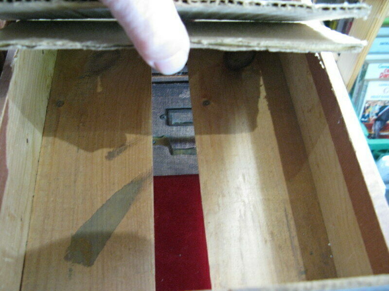 Wooden craft furniture notary box