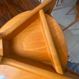 Heart table and six chairs by Hans Wegner