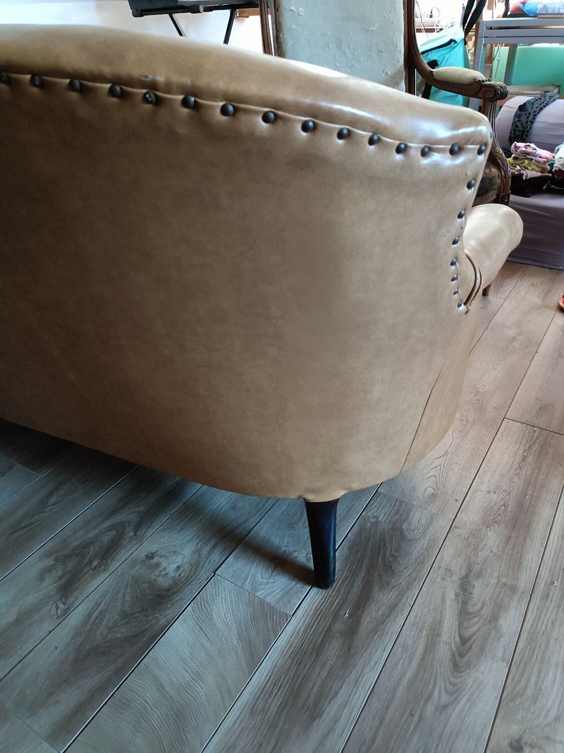 Antique sofa Napoleon III antique bench