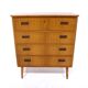 Commode scandinave en teck Suède 1960