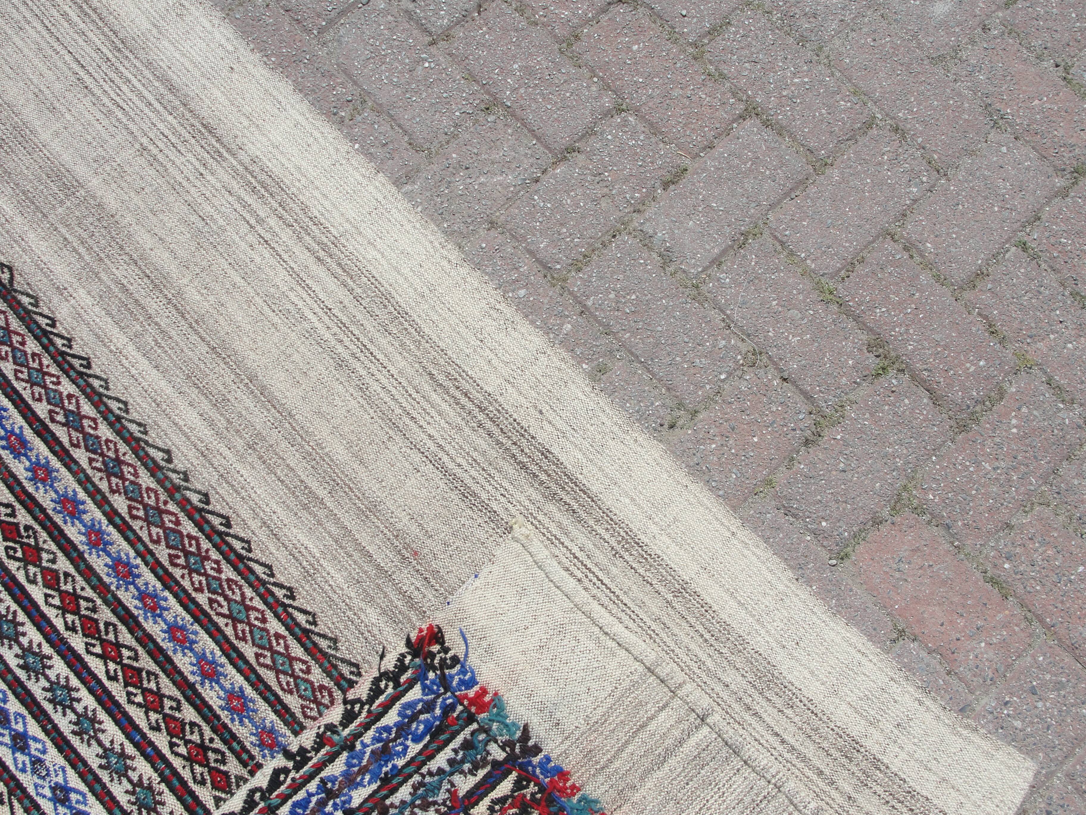 Turkish Table kilim rug runner 72x227