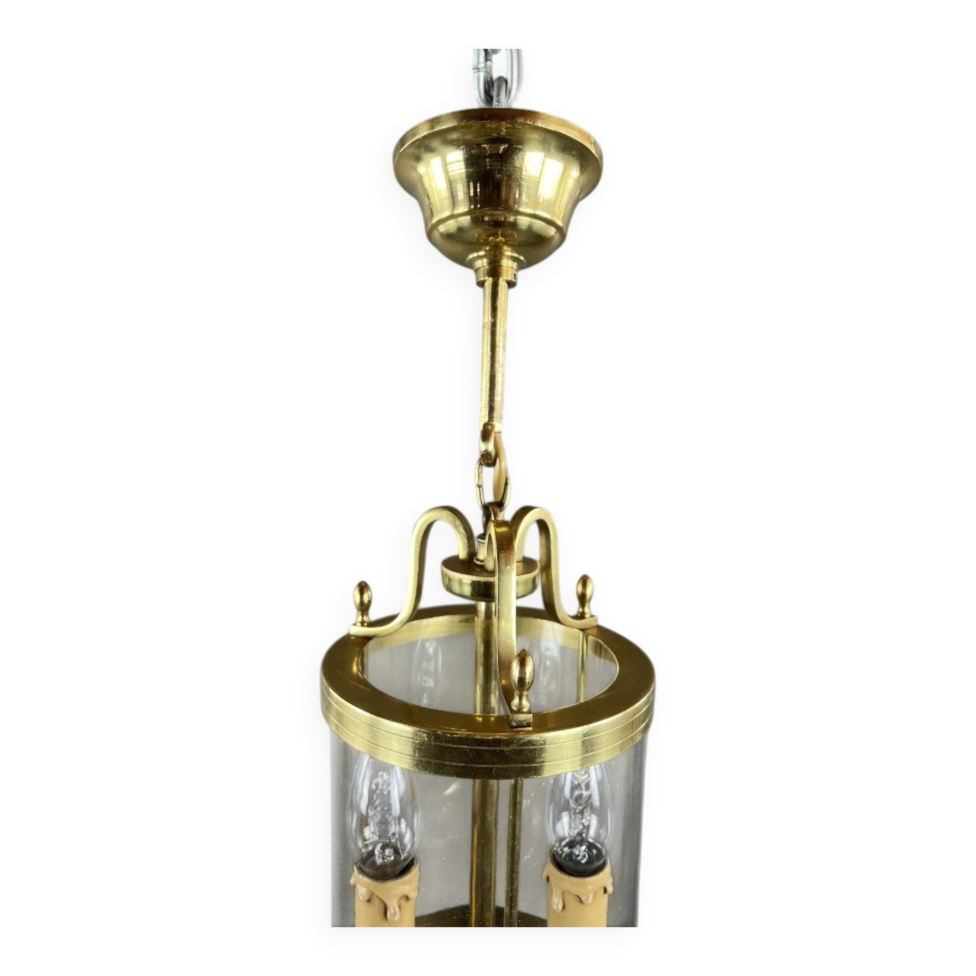 Bronze and brass lantern, 20th century