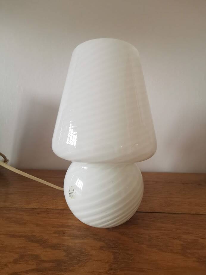 Vintage mushroom mushroom lamp Murano Vetri di Murano