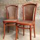Paire de chaises Art Nouveau Thonet