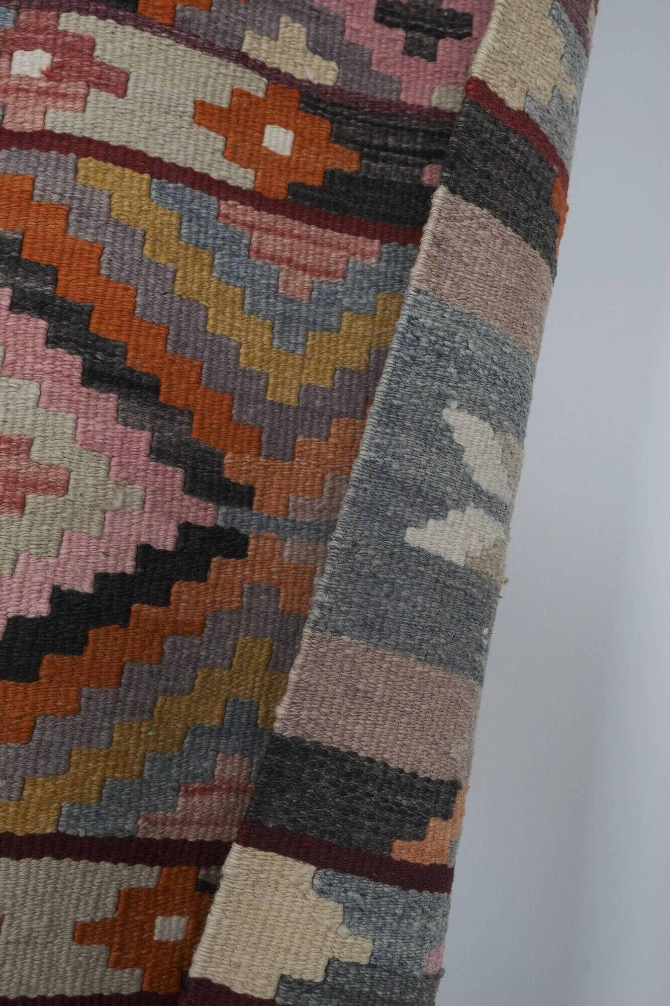 Vintage Turkish hallway rug 80x426 cm