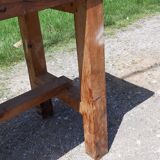 Wooden workbench with 1 drawer