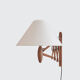 Concertina wall lamp by Erik Hansen