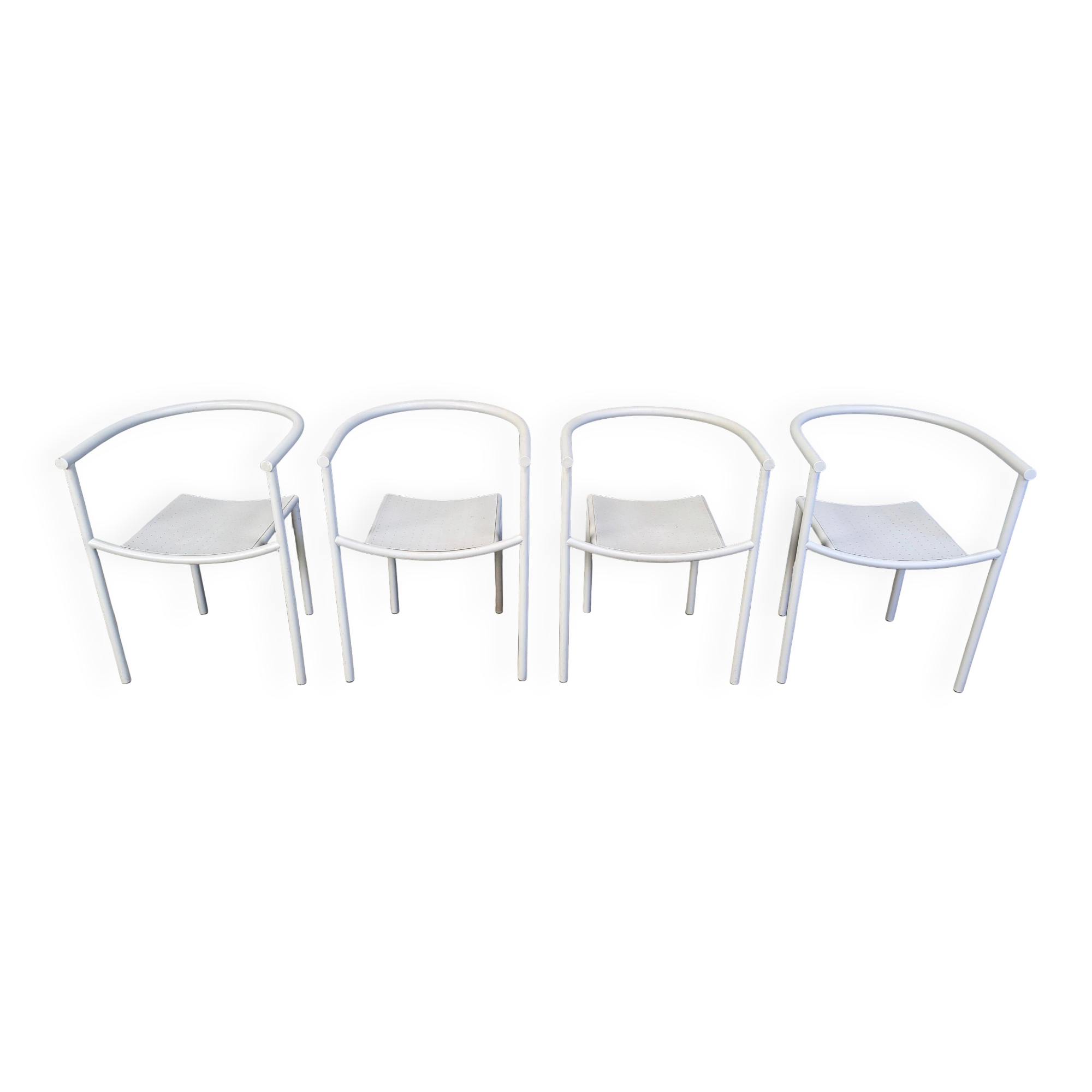 Vintage Von Vogelsang chairs by Starck for Driade, 1980s