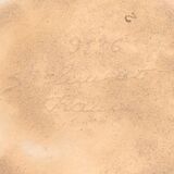 Large glazed ceramic vase from the manufacture of Saint Clément France Vintage 70s.