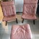 Pair of Scandinavian armchairs and ottoman Ingmar Relling Westnofa 1962
