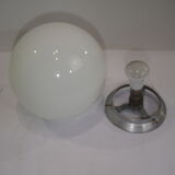 Glass vintage globe ceiling light