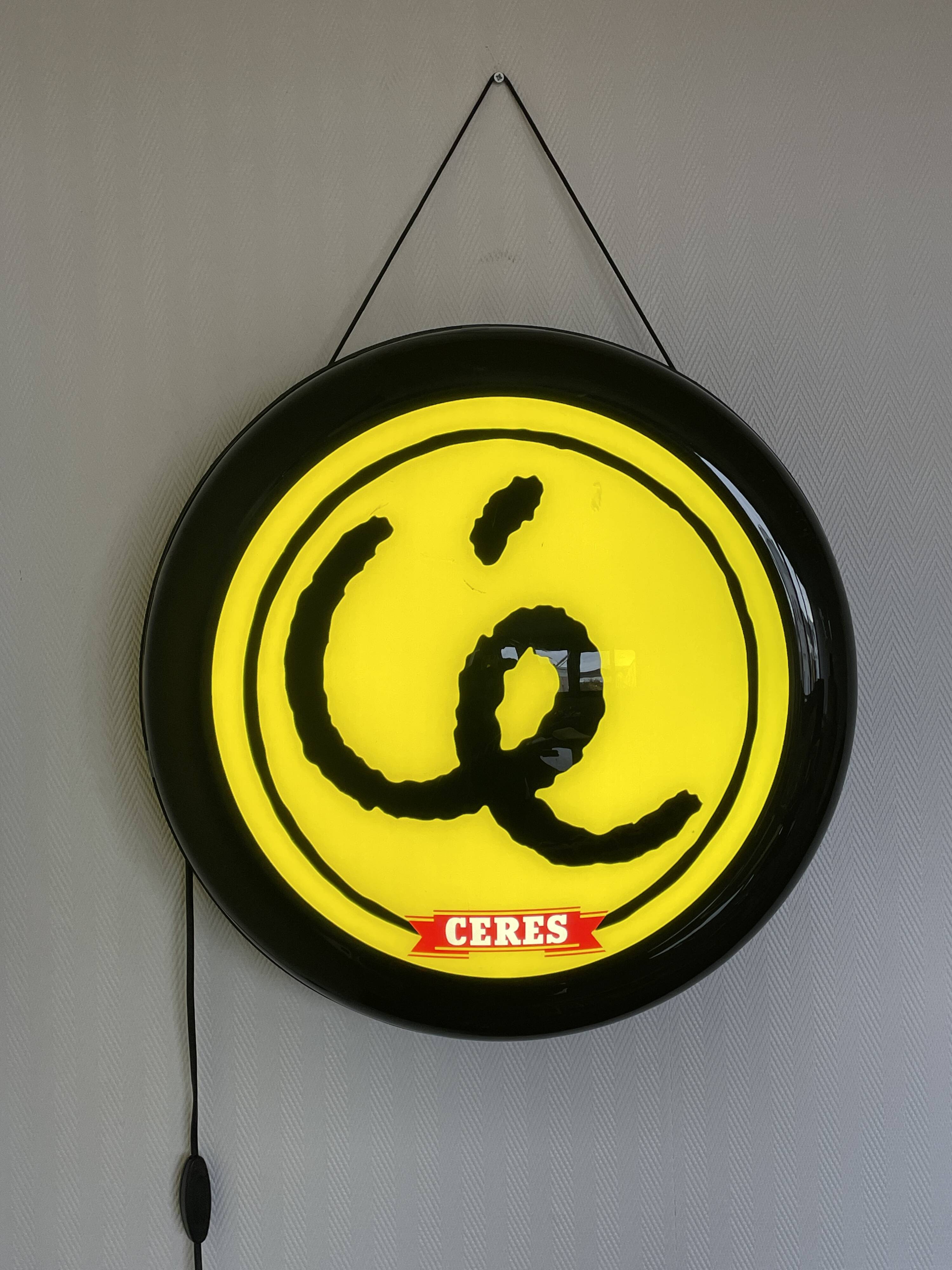 Ceres illuminated advertising sign