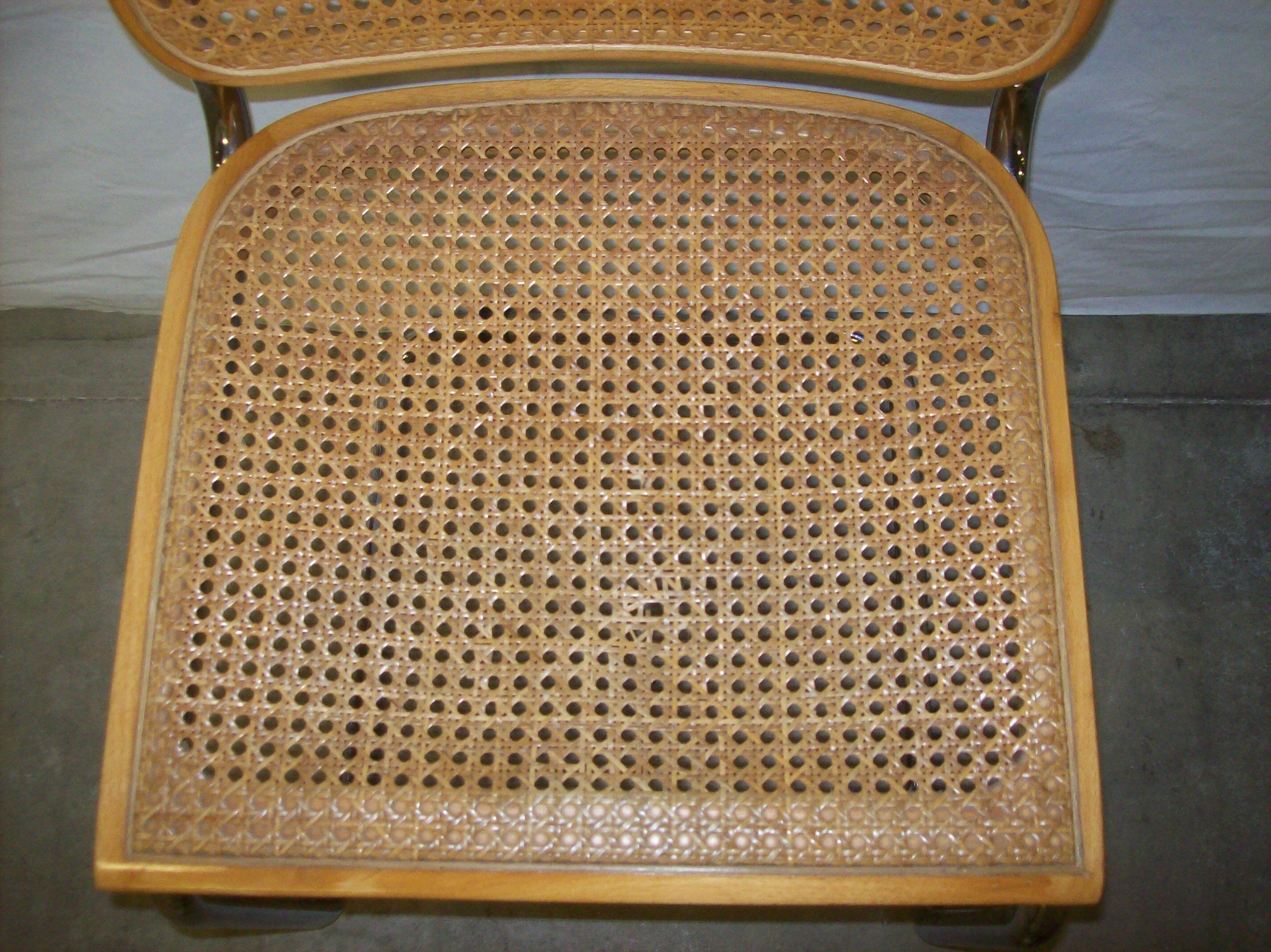 Chaise Marcel Breuer modèle Cesca B32 des années 70