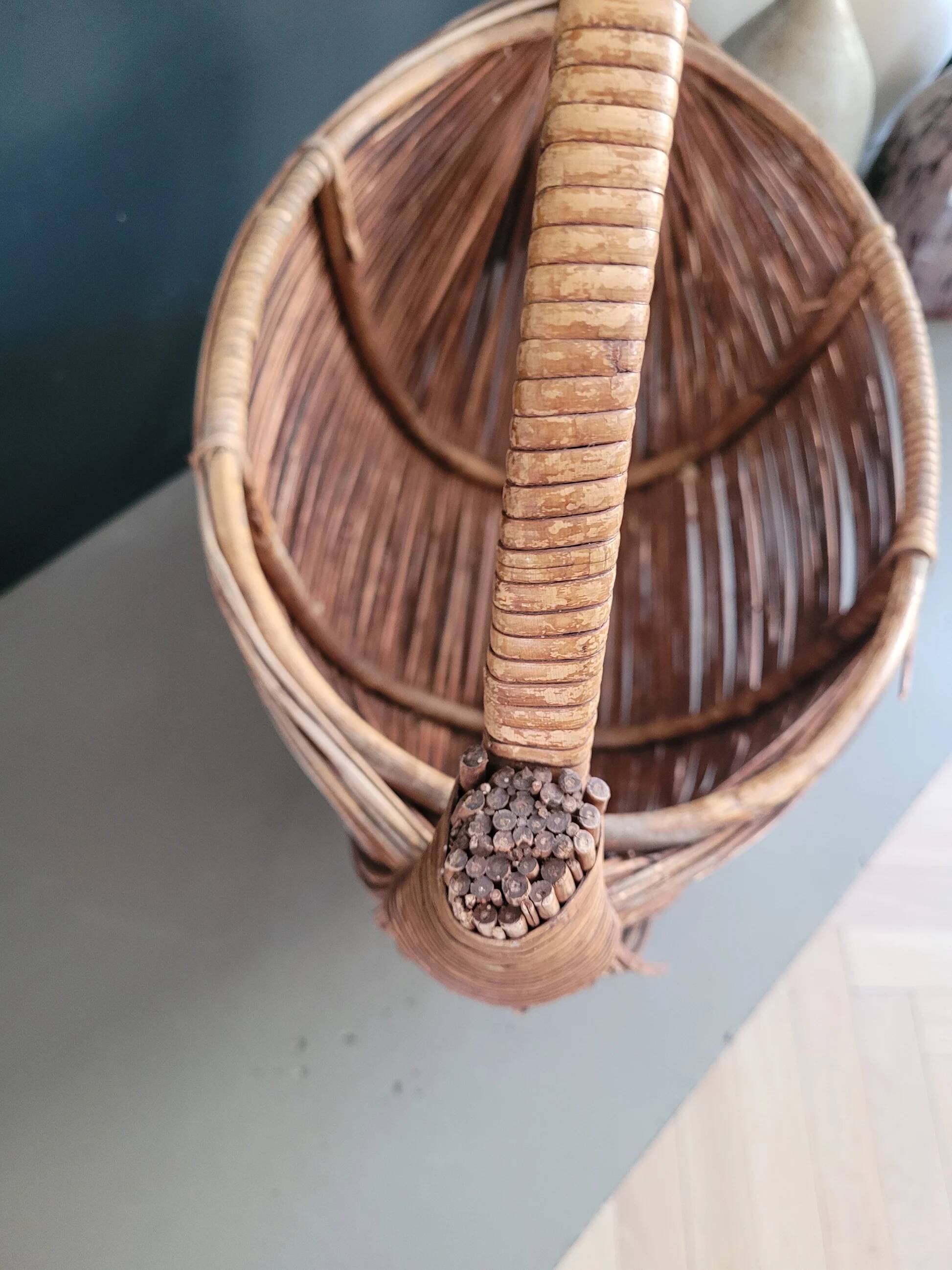 Vintage basket basket