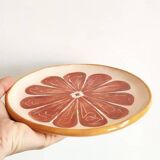 Pink grapefruit plate 20 cm
