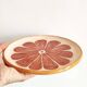 Assiette pamplemousse rose 20 cm