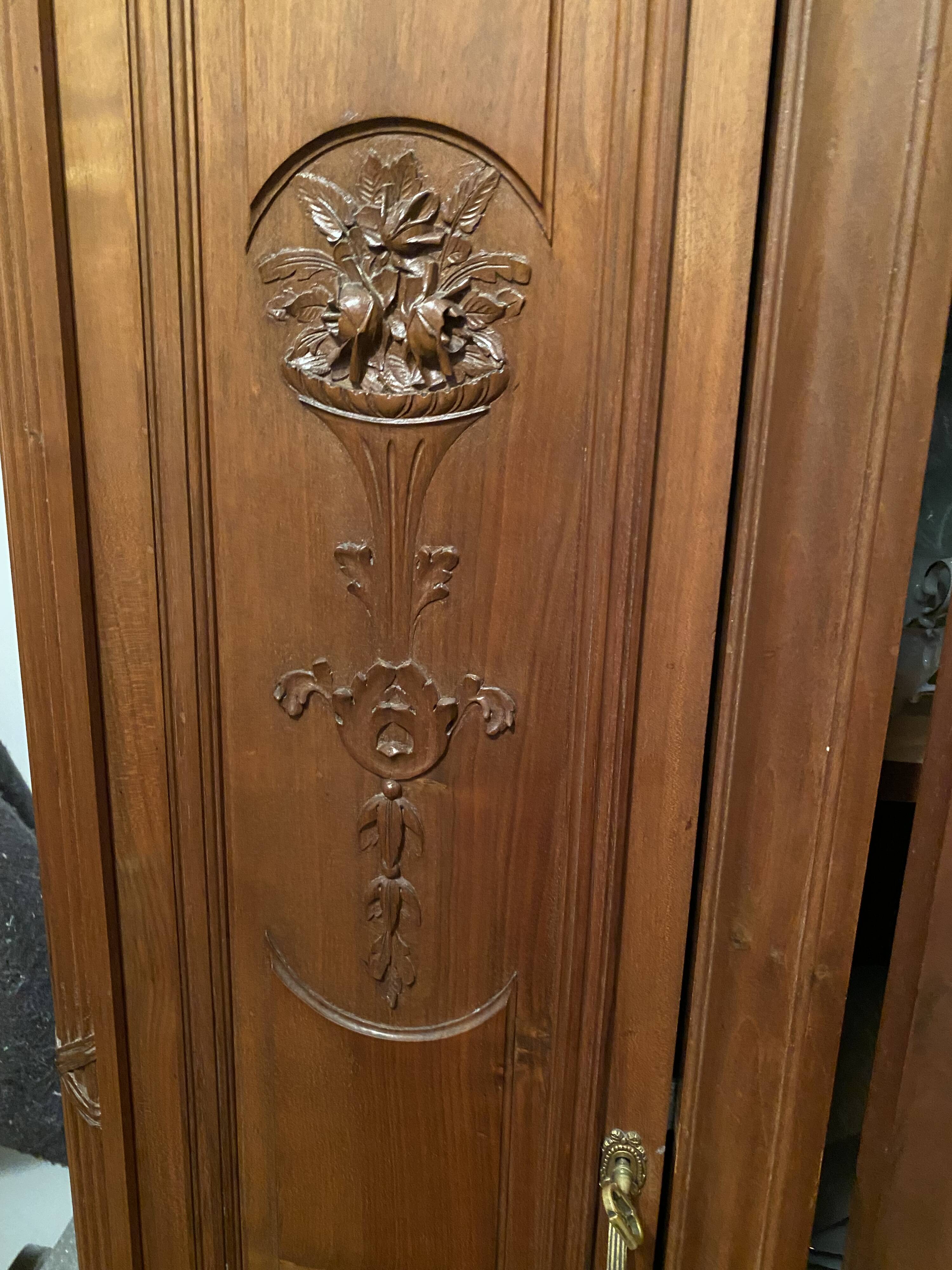 Antique walnut cabinet