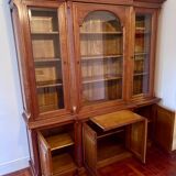 Directoire cherry wood bookcase