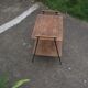 Table d 'appoint en rotin années 50
