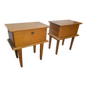 Paire tables chevet - scandinaves