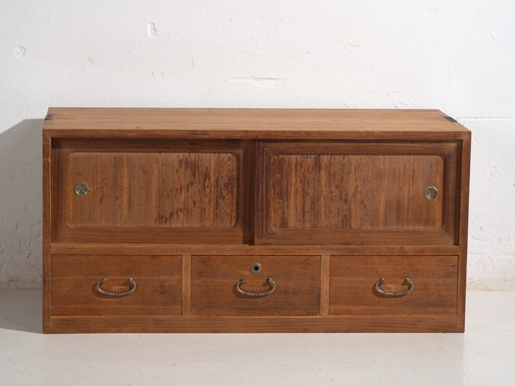 Old low tansu – Taishō / Shōwa period (c. 1920-1970) #19