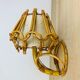 Rattan wall lamp 50s chic jungle style, Sognot