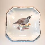 Square Gien earthenware plate