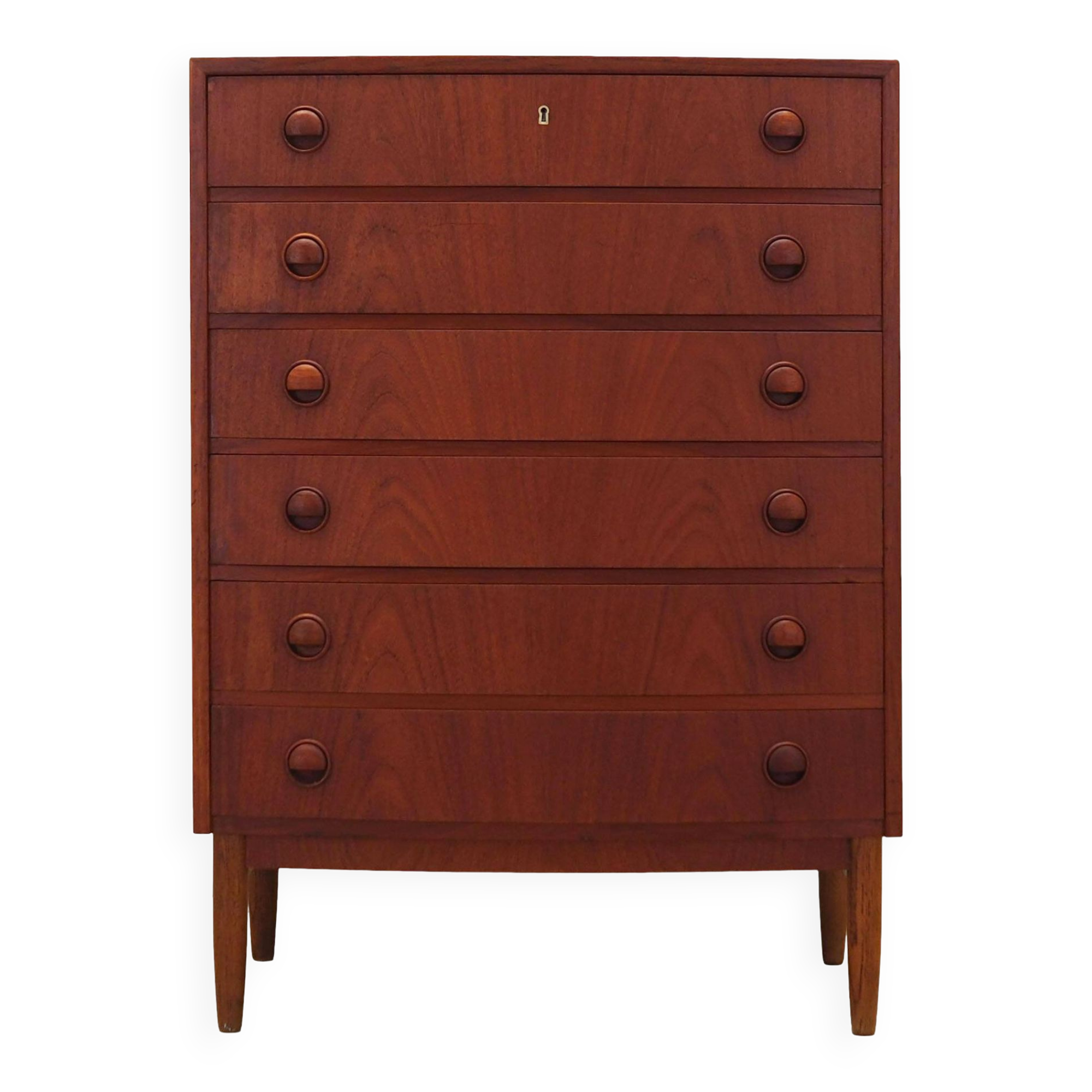 Teak chest of drawers, Danish design, 1960s, designer: Kai Kristiansen