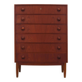 Commode en teck, design danois, années 1960, designer : Kai Kristiansen