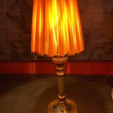 Small old bedside lamp - golden base