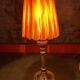 Small old bedside lamp - golden base