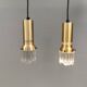 Two icicle pendant lamps from the Danish brand Vitrika, 1970s–80s.