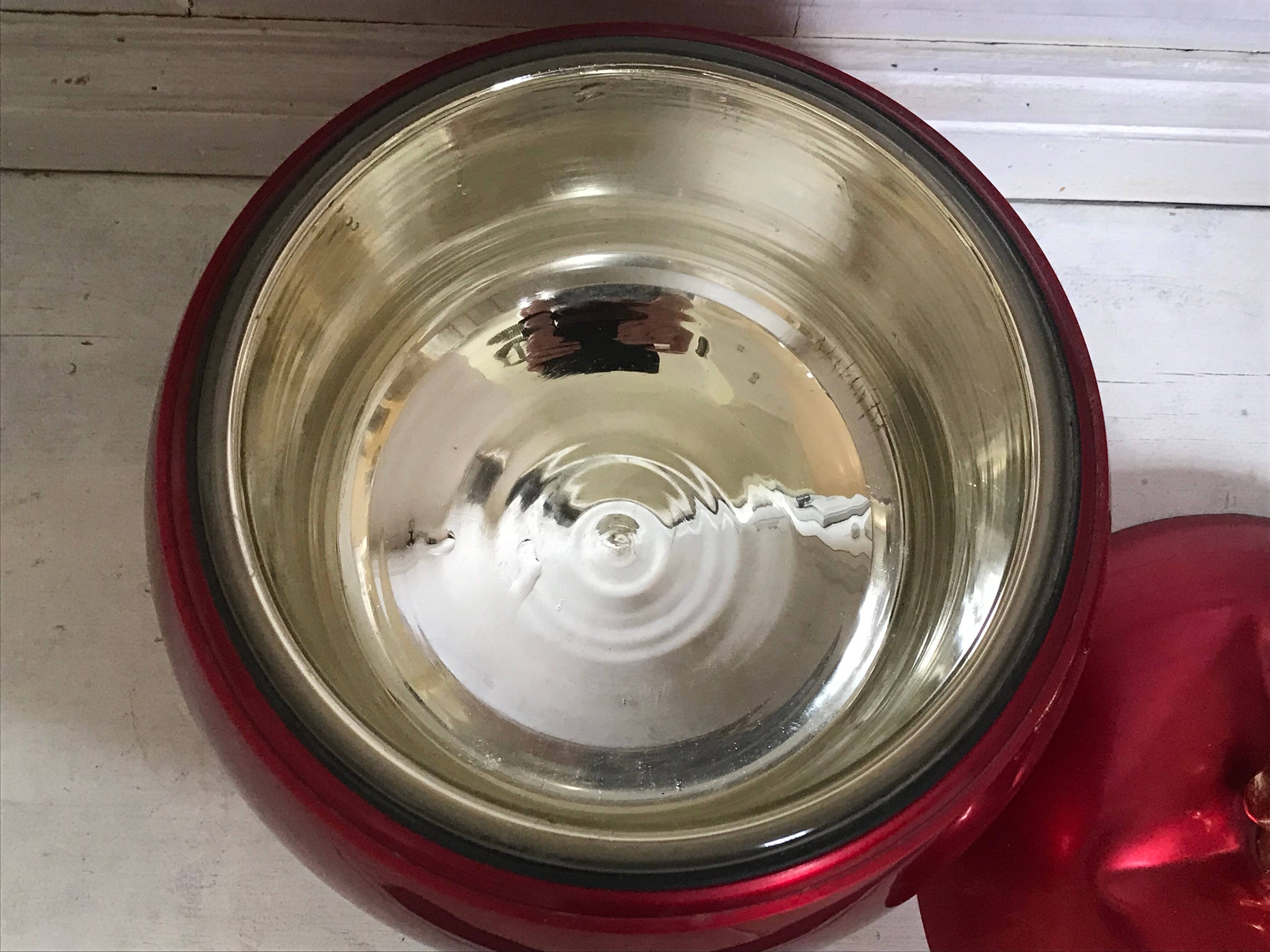Vintage apple ice bucket