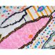 Tapis berbère coloré 250x138cm