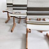 Set of 6 Dining Chairs by Ditte & Adrian Heath for France & Son 1960's