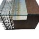 Metal coffee table with glass top