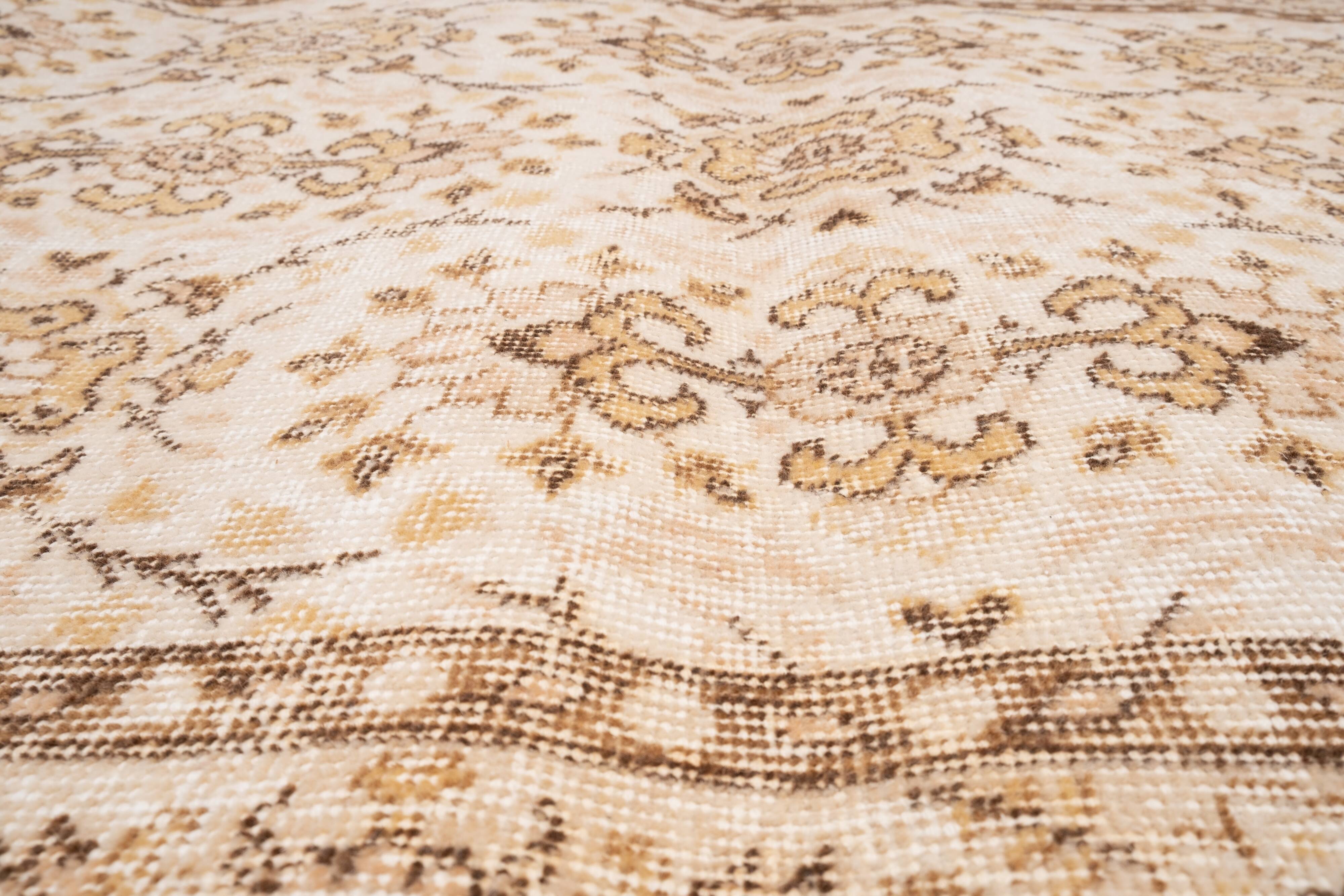 Vintage Turkish Sparta Rug 3'10" X 6'11"