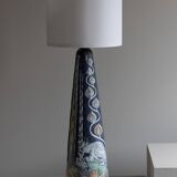 Marian Zawadzki "Oryx" Unique Floor Lamp, Tilgmans Ceramic, Sweden, Dated 1960