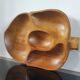 Vintage carved wooden aperitif platter – 4 compartments