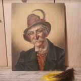 Portrait oil on panel