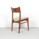 Chaises danoises en teck chaises L.H. Qvesehl, années 1960