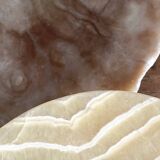 Natural onyx stone trinket tray