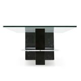 Italian marble and glass coffee table Ca.1970